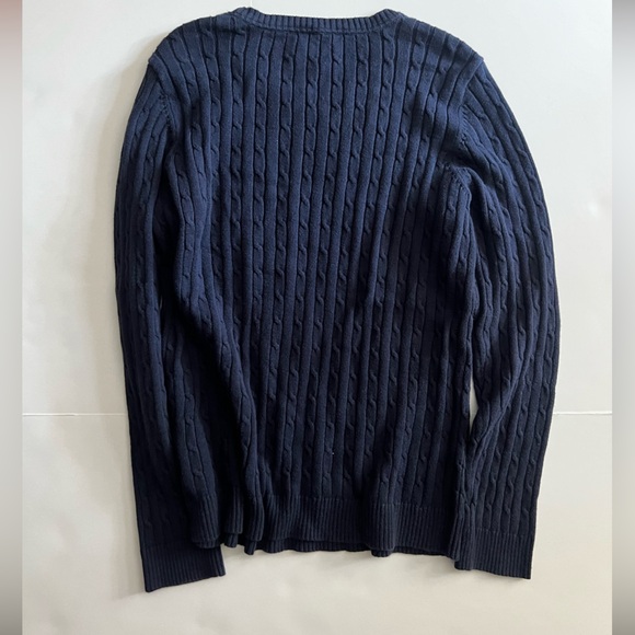 Croft and borrow navy blue sweater - Picture 3 of 4